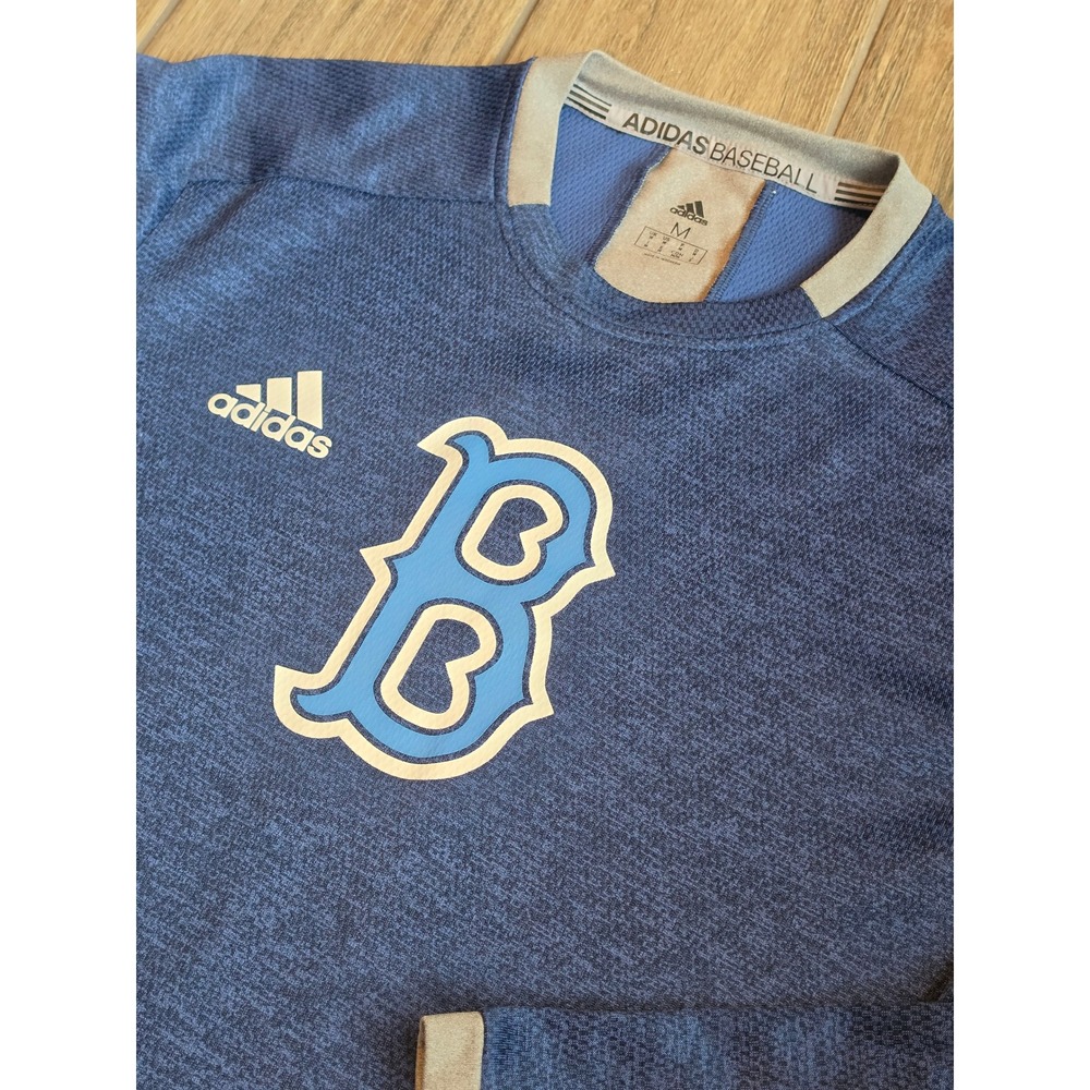 Adidas Baseball Mens Fielder's Choice 2.0 Performance Fleece "B" Logo Navy Med